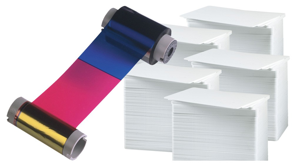 Printer Resupply Pack - MA250YMCKOK Ribbon & PVC Cards