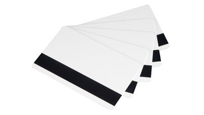 Evolis Rewritable PET Cards (Black) with Magnetic Stripe - 100 cards