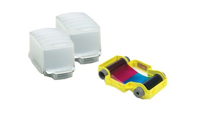 2 Empty Card Dispensers YMCKO/100 Pt for Magicard Alto