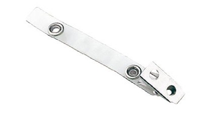 2-Hole Clip with Extra-Long Clear Strap - 100