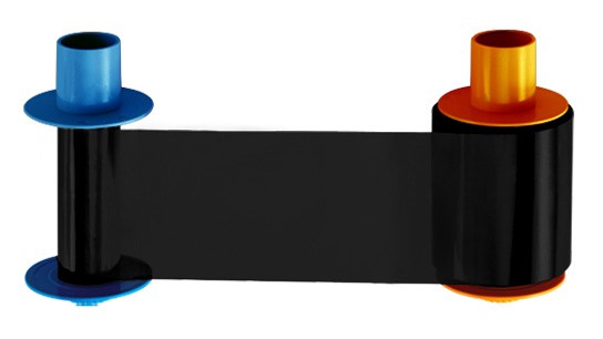 Fargo 45213 Black Dye-Sub Ribbon with Overlay, prints 1250