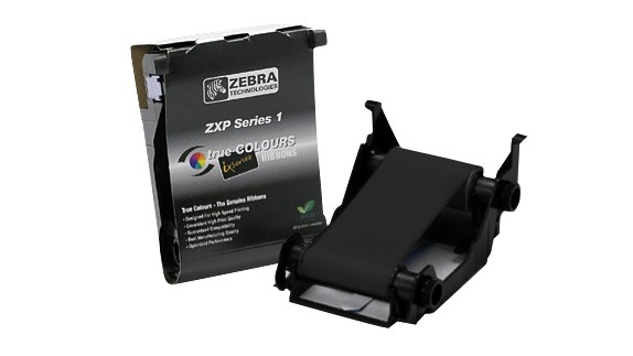 Zebra Load-N-Go monochrome ribbon for ZXP Series 1 - Black (K), 1000 Prints