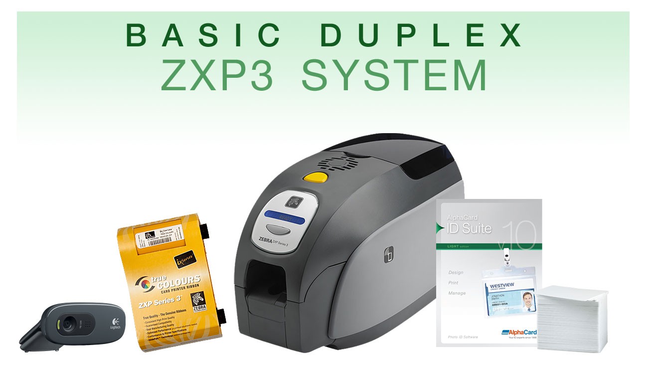 Basic Duplex High Speed ID Card System