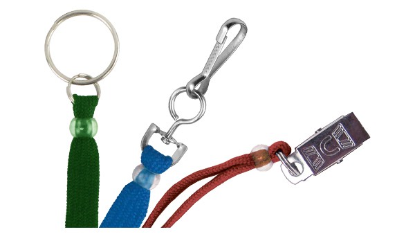 Standard 3/8" Flat Polyester Lanyards – Pack of 100