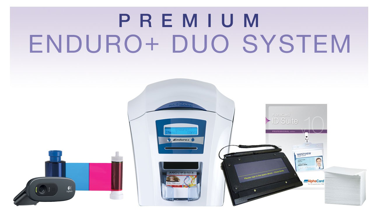 Premium Duplex ID Card System with Signature Capture
