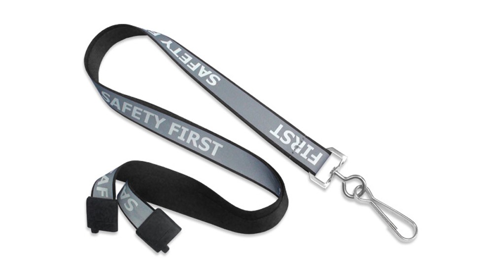 "Safety First" 5/8" Reflective Lanyards – Pack of 100