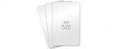 Standard Blank PVC Cards, CR80 30mil - 500 count