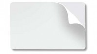 Adhesive Paper-Back Blank PVC Cards, CR79 10mil - 500 count