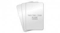 AlphaCard Premium Blank PVC Cards, CR80 30mil