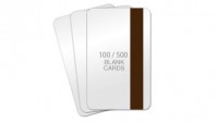AlphaCard Premium Blank Hi-Co Magnetic Stripe PVC Cards, CR80, 30mil