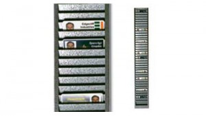 Horizontal Metal ID Badge Rack