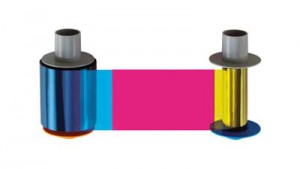 Fargo Color Ribbon with Flourescing Panel YMCFK - HDP5000 - 500 Print