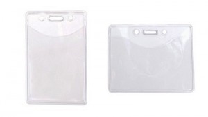 Value Badge Holder - Vertical & Horizontal Styles - 100 Pack