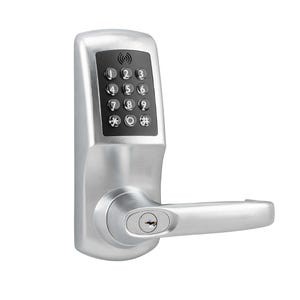 SimpleAccess 600 Series Light Commercial Duty WiFi Lever Remote Smart Lock - Silver