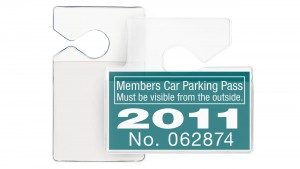 Rearview Mirror Hanging Badge Holders – Pack of 100