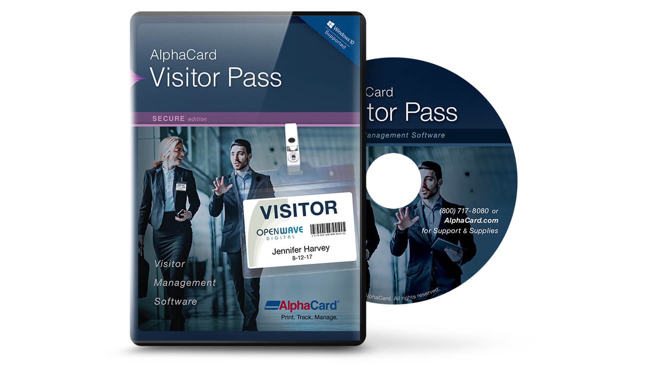 AlphaCard Visitor Pass Secure-Client